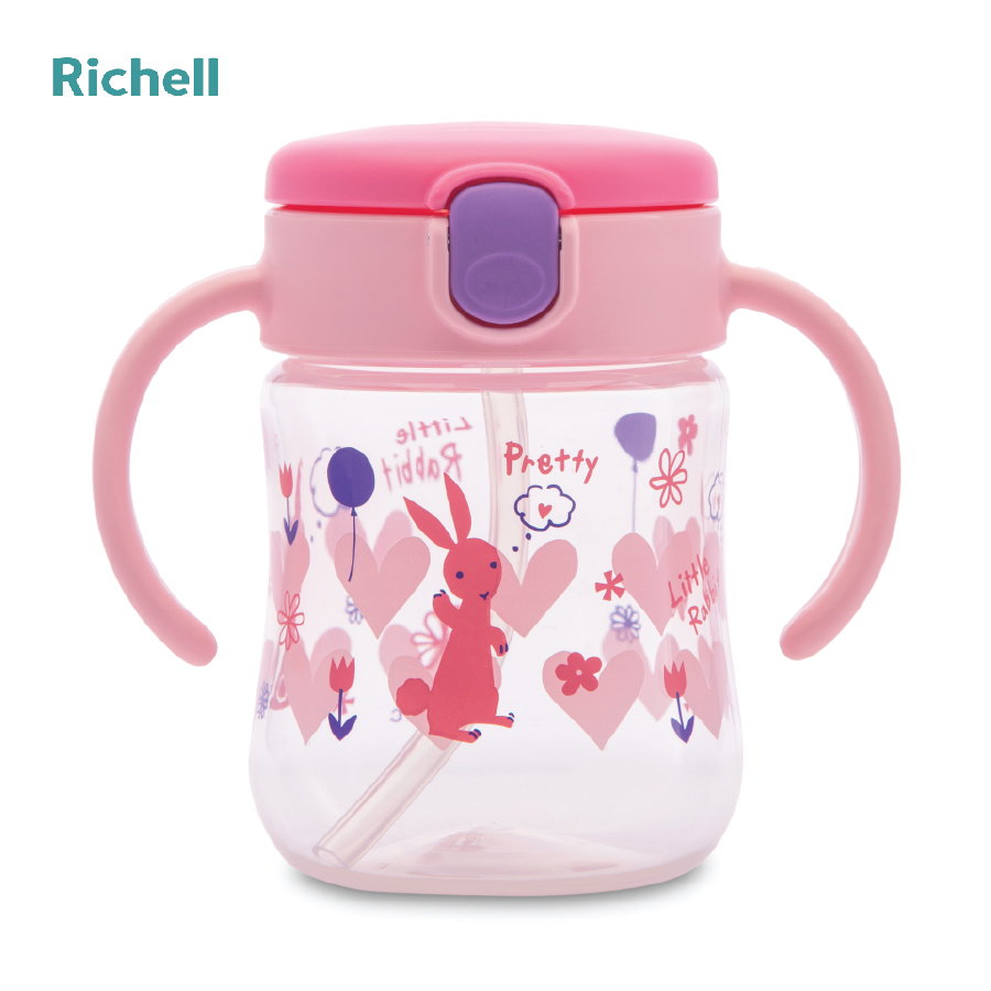 CỐC ỐNG HÚT T.L.I RICHELL (HỒNG)