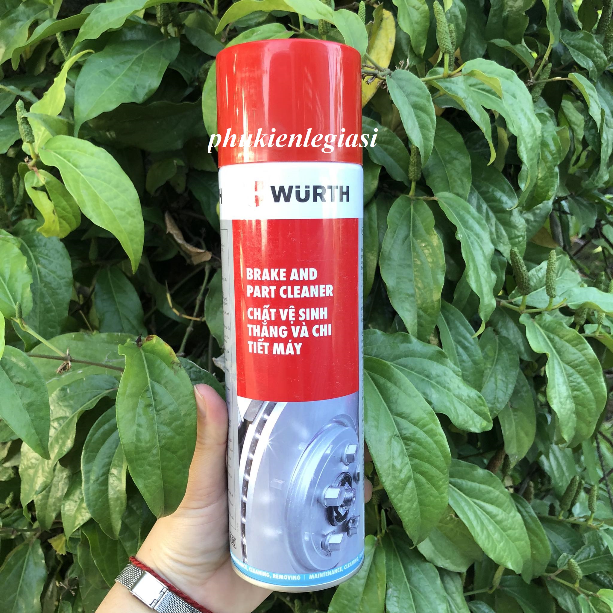 Chai xịt vệ sinh bố thắng WURTH 500ml xịt má phanh ĐỨC