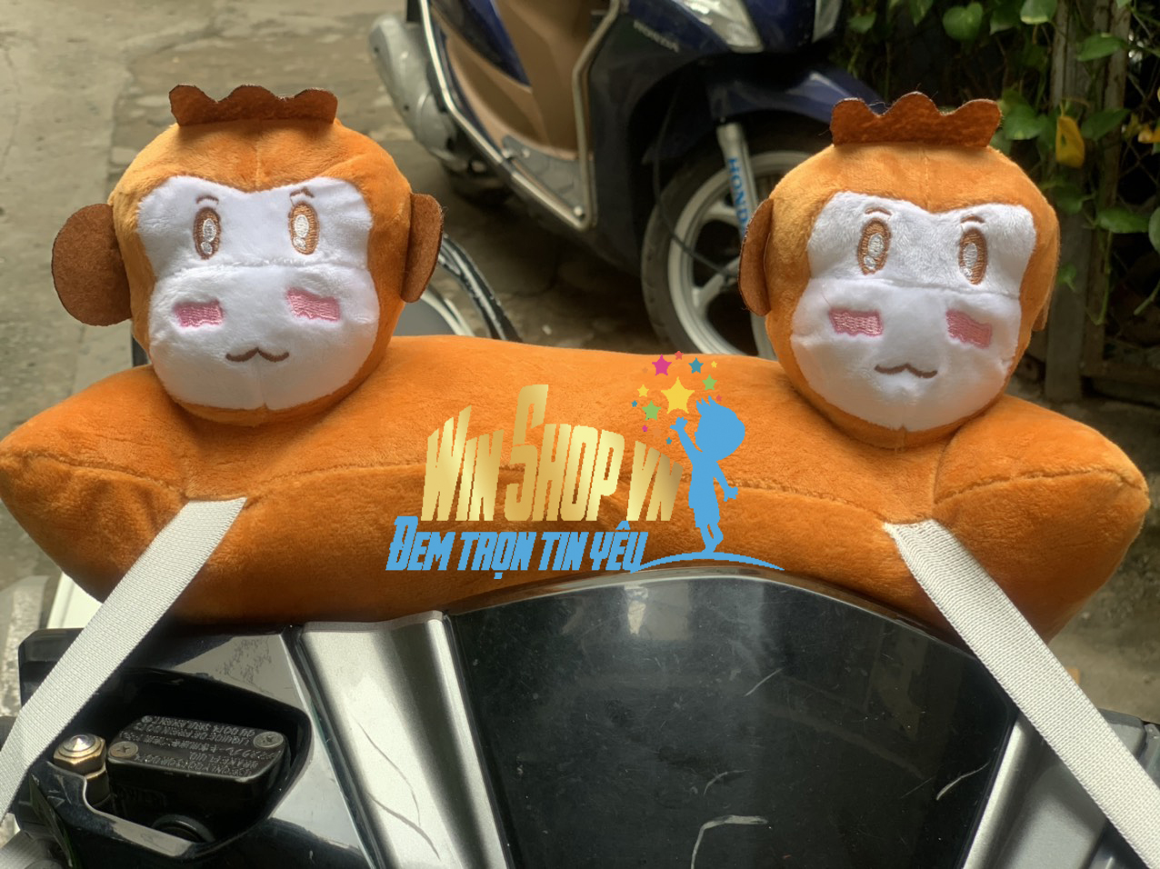 [HCM]Gối đi xe máy 2 đầu cho bé