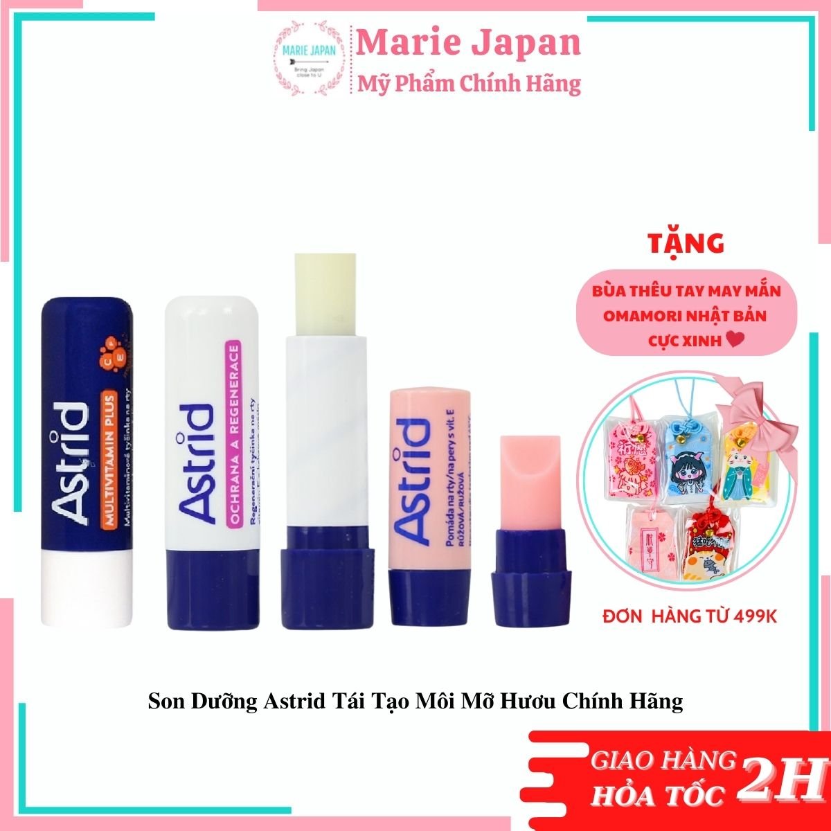 Son Dưỡng Astrid Tái Tạo Môi Mỡ Hươu