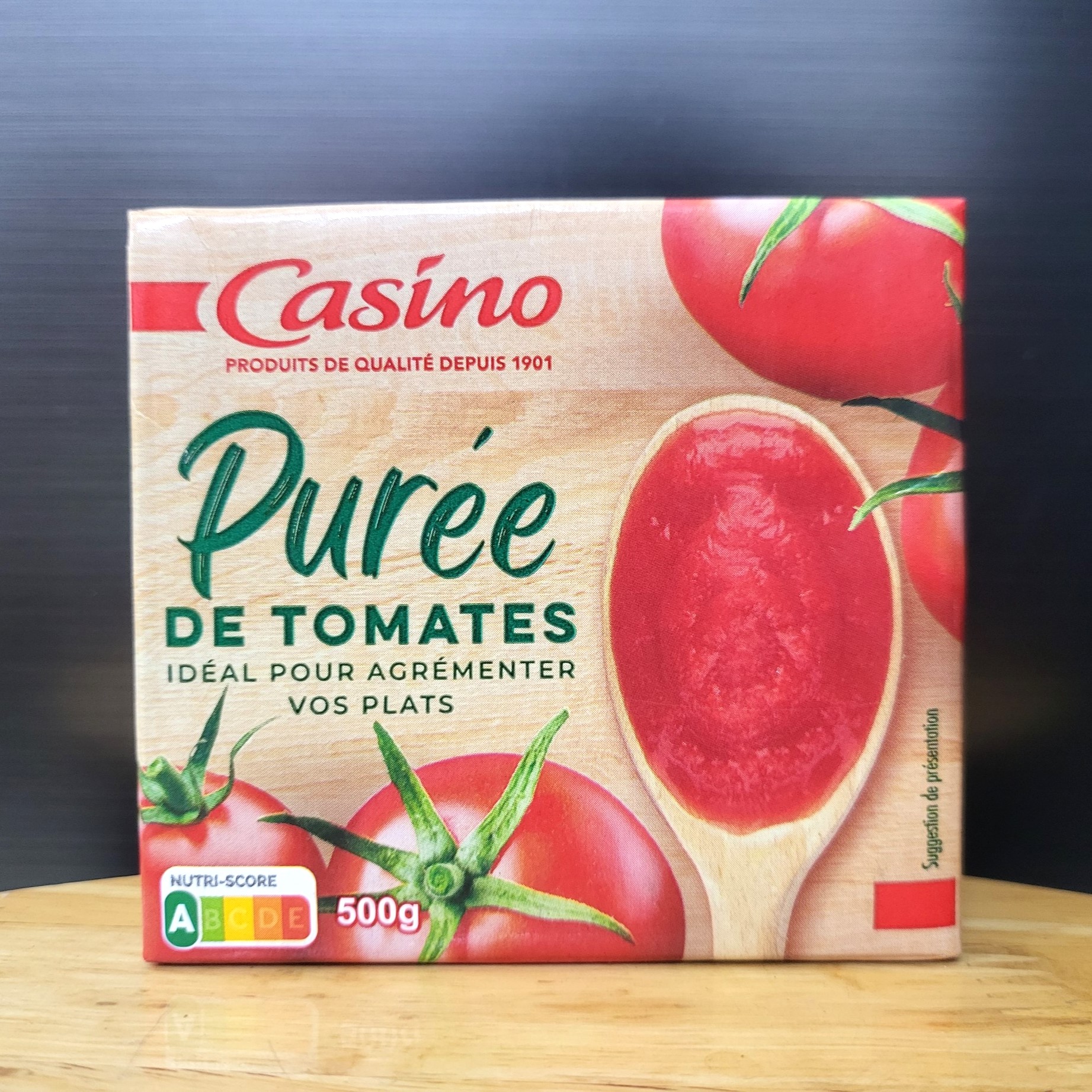 CSN - hộp giấy 500g - CÀ CHUA NGHIỀN CASINO Ý Crushed Tomatoes
