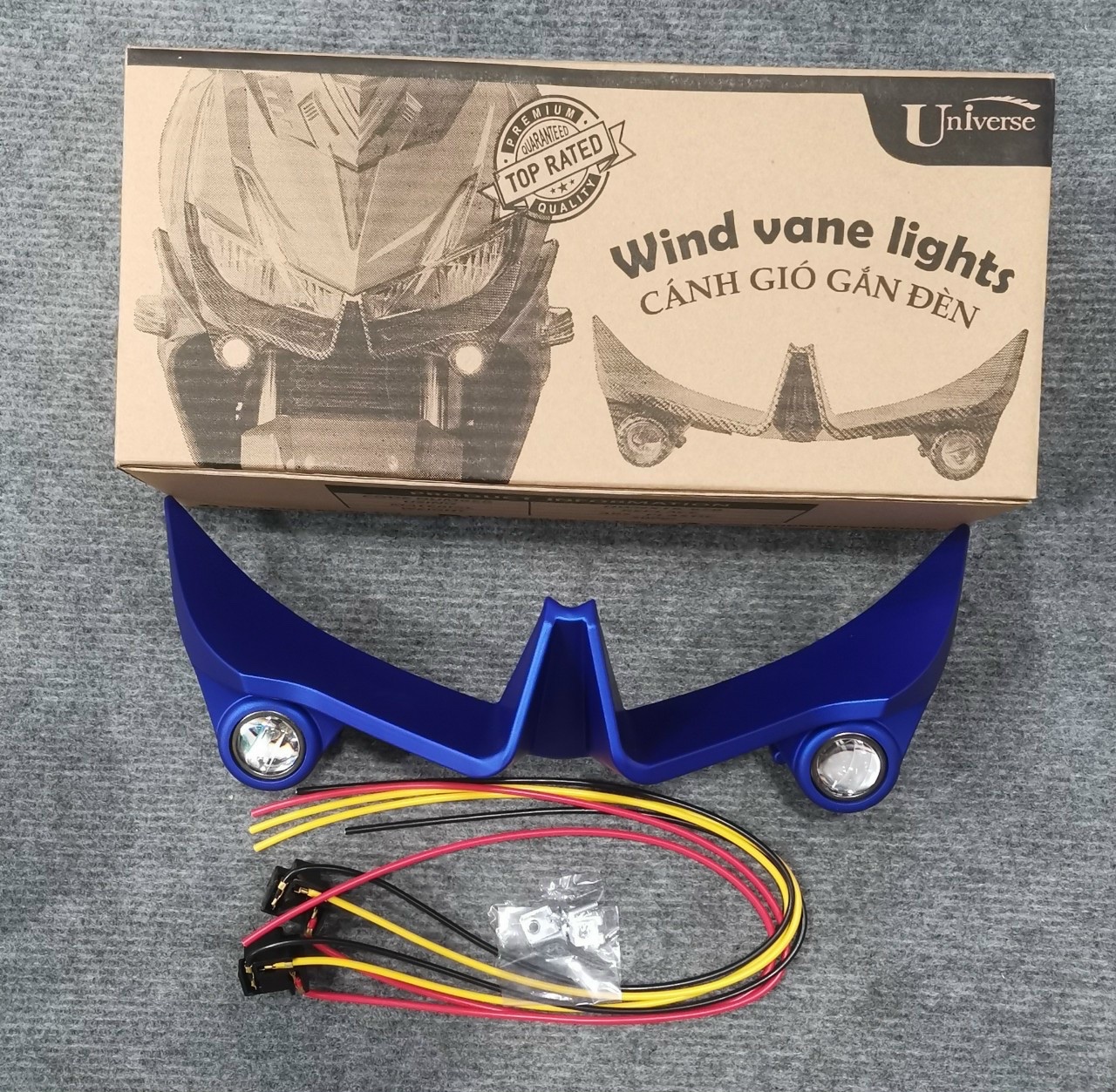 CÁNH GIÓ TRƯỚC WINNER X (ĐỦ MÀU) KÈM ĐÈN PHỤ MINI