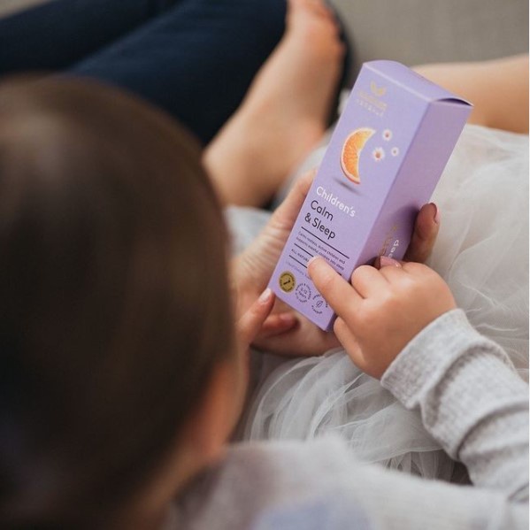 Siro ngủ ngon tím Harker Calm & Sleep - 150ml (0M-12Y)