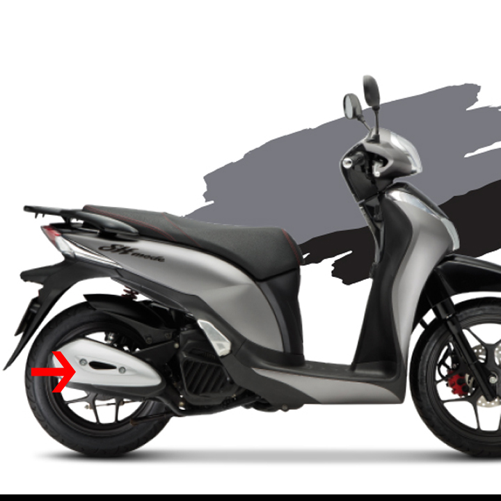 Ốp che pô SH MODE [ GIẢM GIÁ ] phụ kiện xe máy SH MODE
