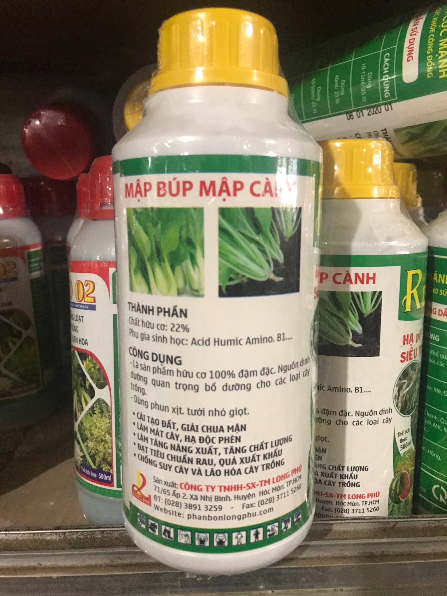 ROOT OGANIC B1 hạ pH giải độc phèn-siêu ra rễ-bung đọt 500ml