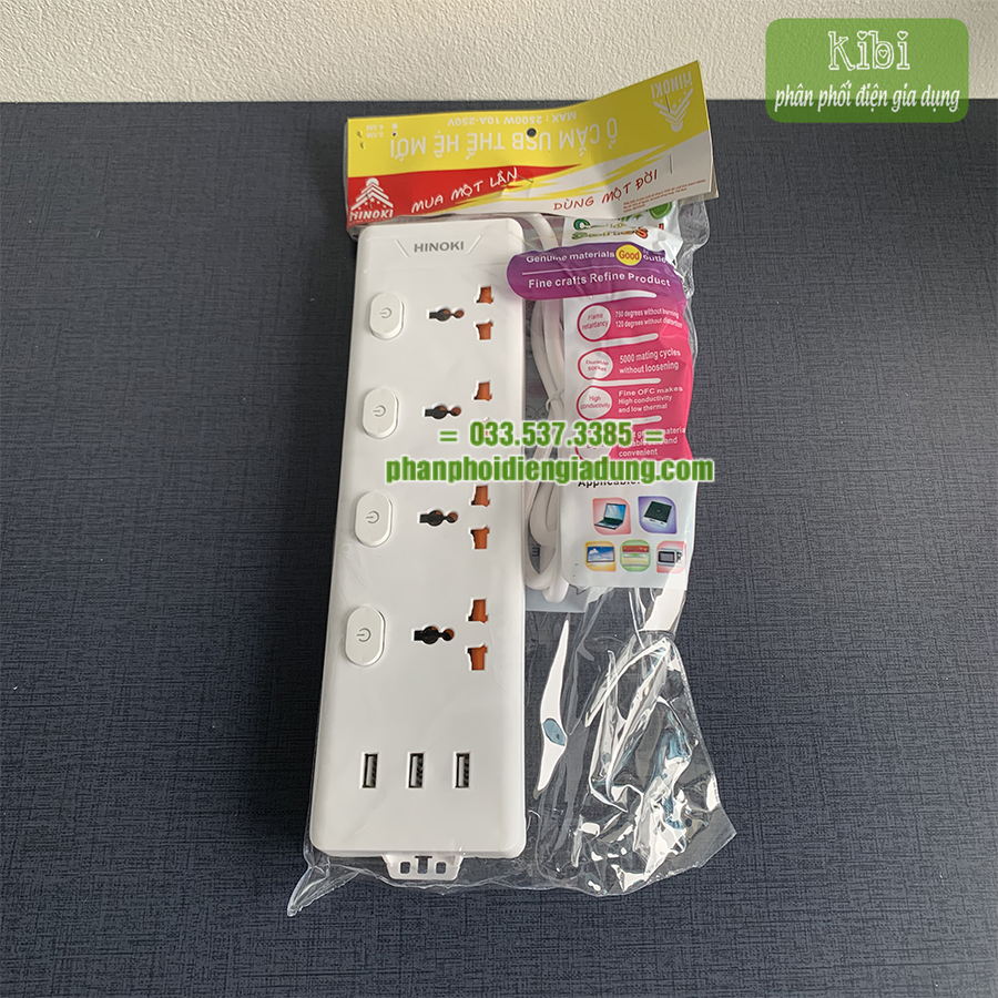 Ổ cắm công tắc, ổ cắm điện đa năng có cổng usb sạc điện thoại