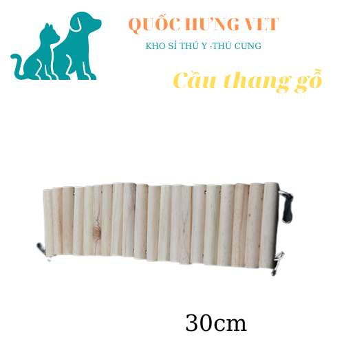Cầu thang gỗ cho hamster - QUỐC HƯNG VET