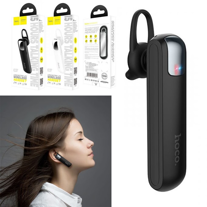 Tai nghe bluetooth hoco e37 gratified business v4.1 (pin cực khủng 15h đàm thoại)