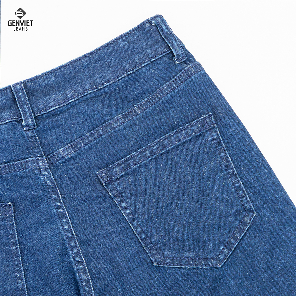 Quần Jeans Dài Nữ Genviet Basic Trơn Đơn Giản DQ109J8128