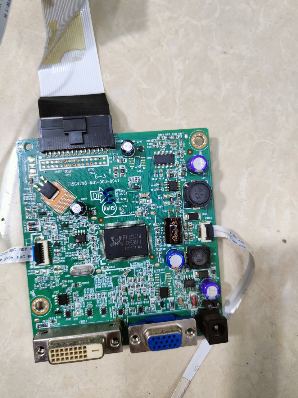 bo xử lý màn hình AOC E205ISdn