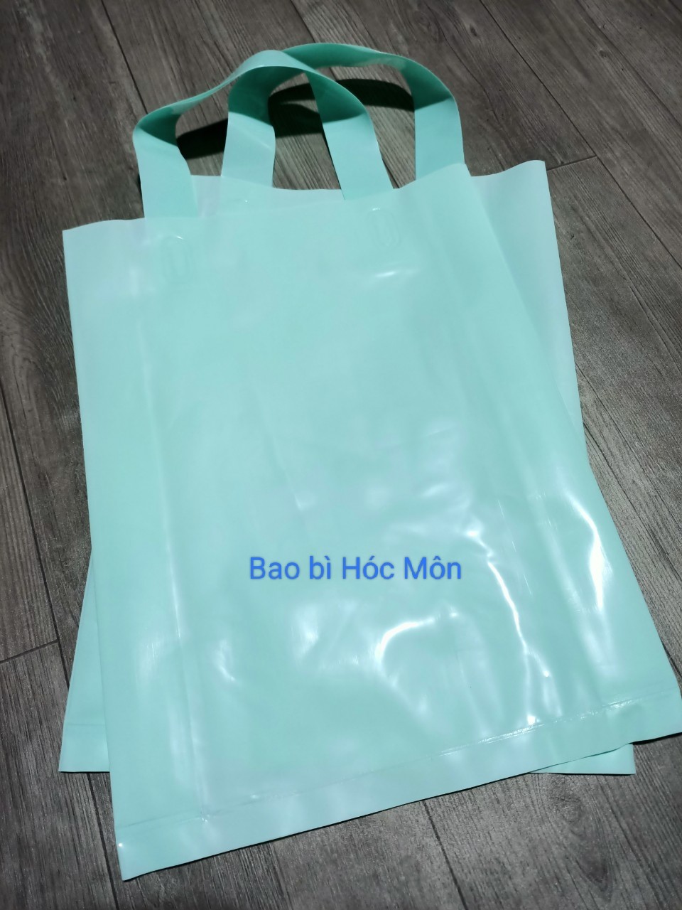 1 kg Túi quai ép PE bóng dẻo