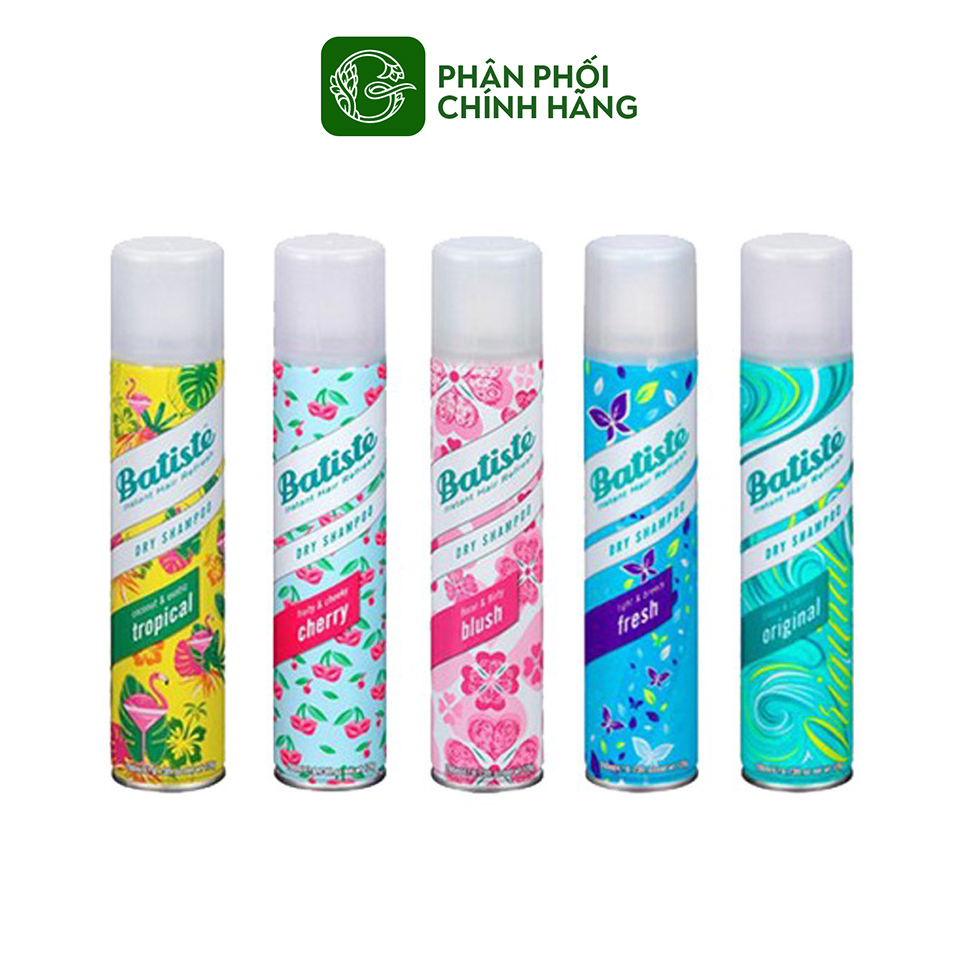Dầu gội khô Batiste Dry Shampoo 120gr