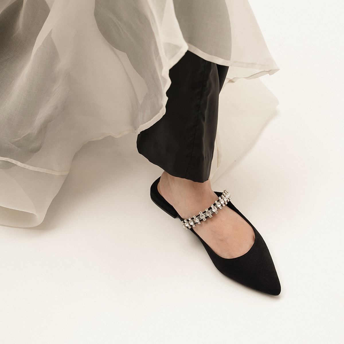 Giày Mules Floralpunk Diana Mules