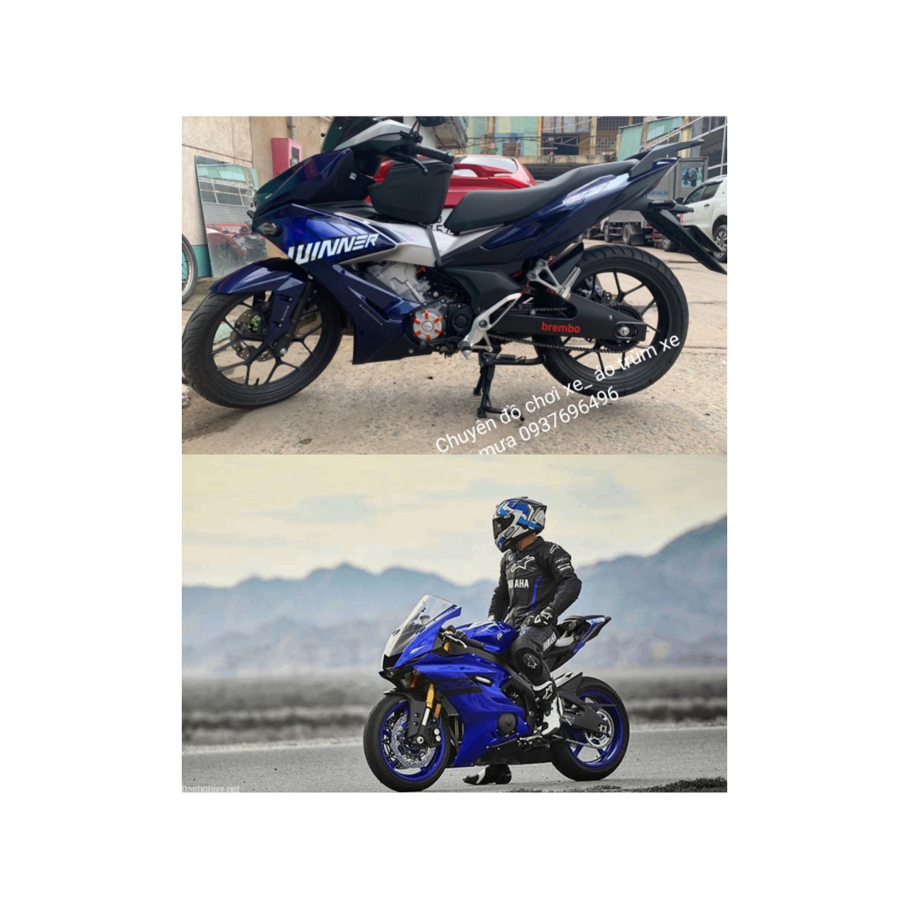 [HCM]ỐP GẤP WINNER X KIỂU DÁNG MÔ TÔ PHÂN KHỐI LỚN R6