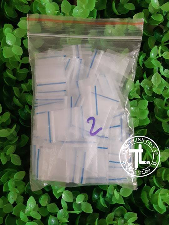 [HCM]túi zip mini số 2 (2x2cm ) 35k - 1 bịch - 100c