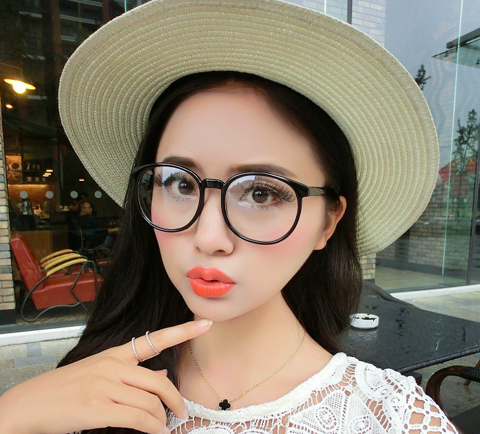 (Xem video thật) - Kính mát gọng tròn thời trang cho nữ K52