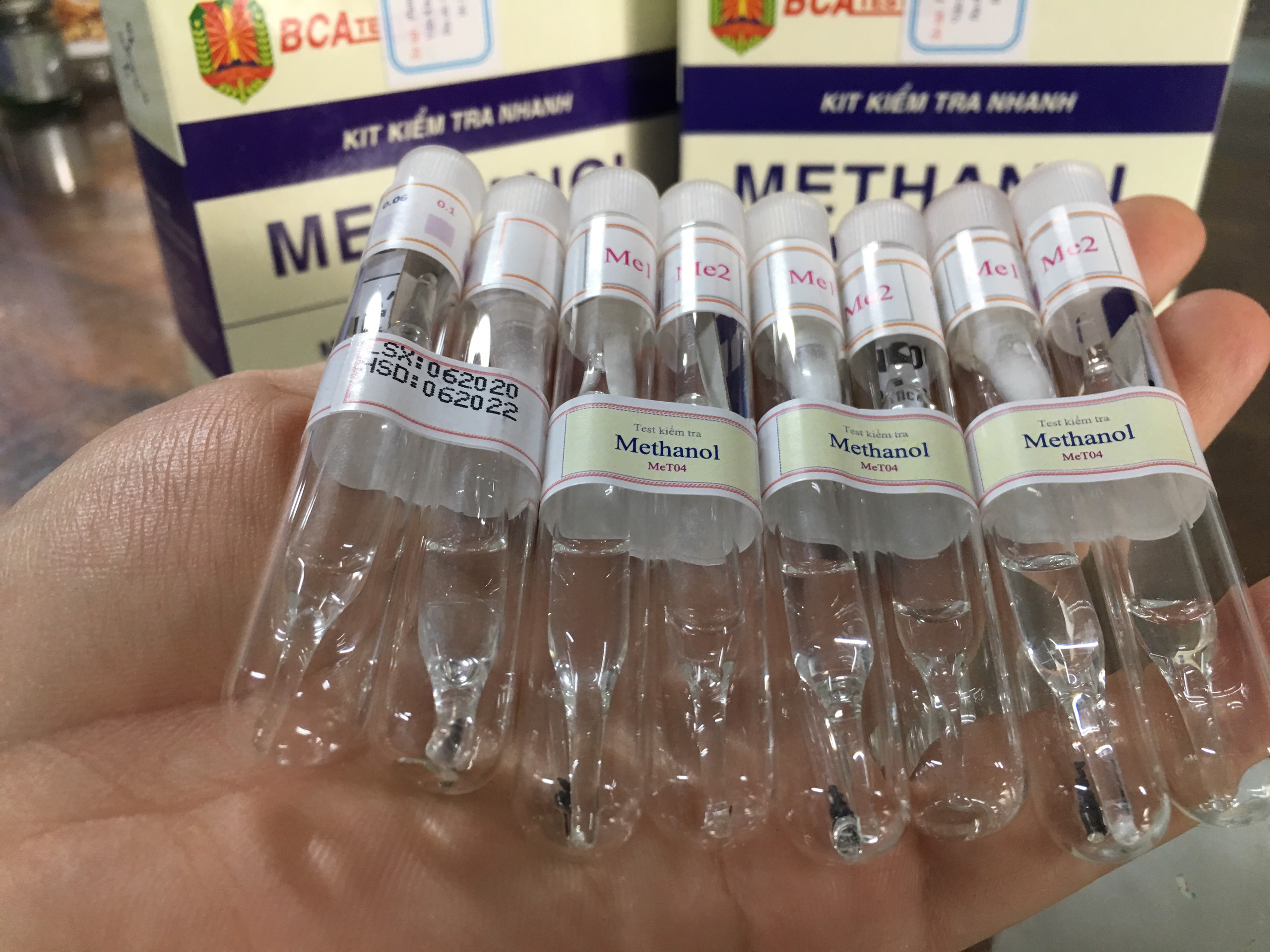 Kit Kiểm Tra Nhanh Methanol