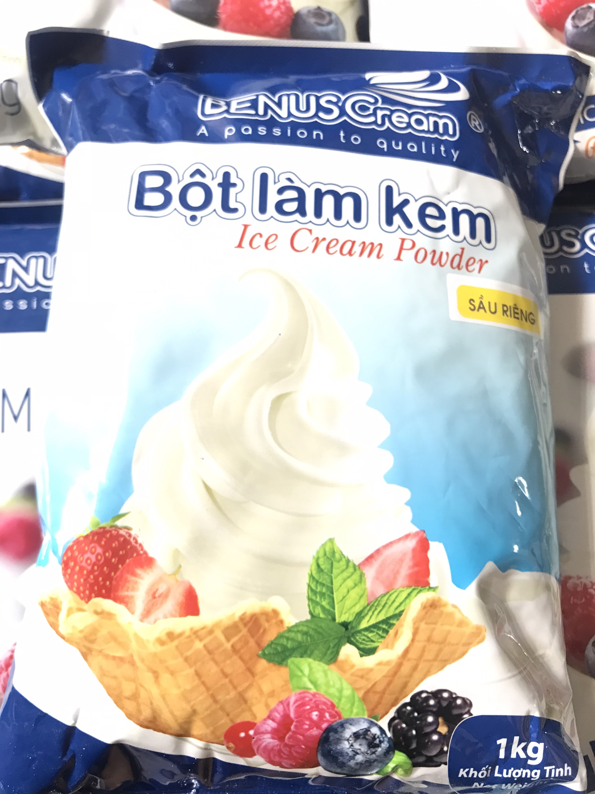 Bột Làm Kem Tươi - Vị Sầu Riêng