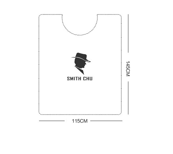 Áo Choàng Cắt Tóc Smith Chu - Đen