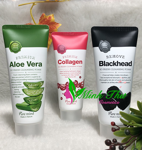 Sữa rửa mặt Pure Mind Premium Cleansing Foam Hàn Quốc