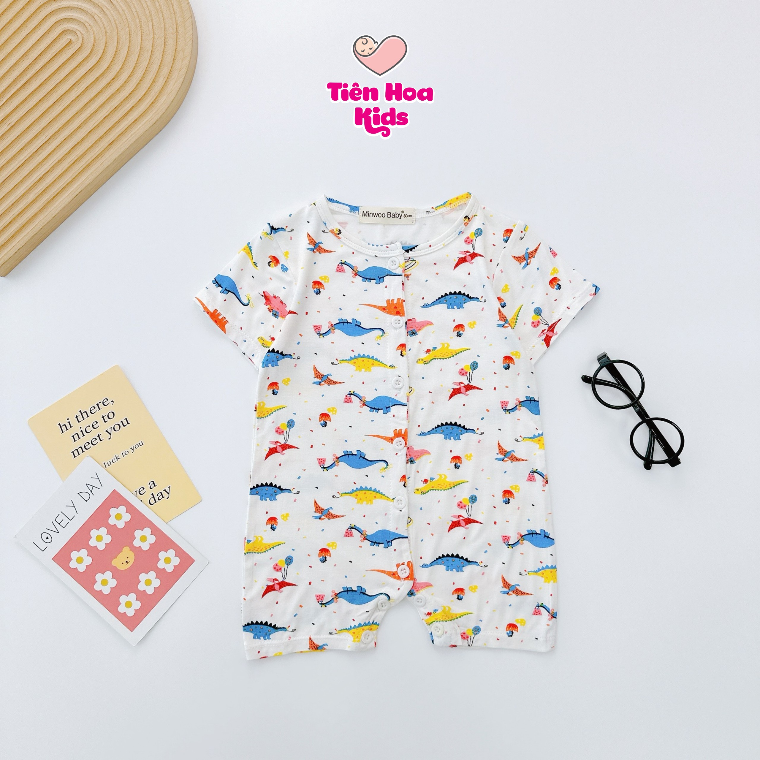 Bodysuit, Body đùi nút cài giữa thun lạnh Minky Mom mềm mịn mát cho bé trai bé gái từ 7-15kg