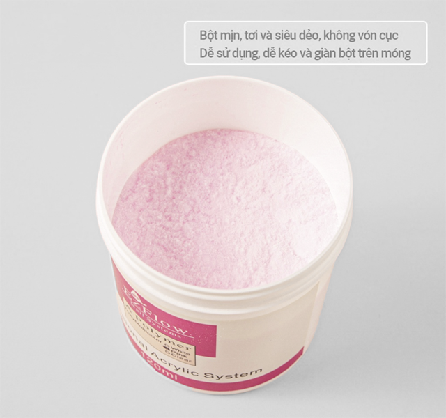 Bột đắp móng Ezflow, bột làm hoa 120g