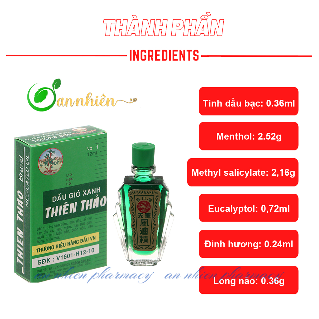 Dầu gió xanh Thiên Thảo