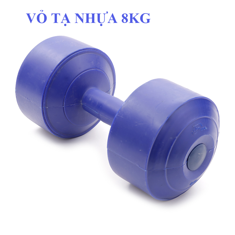 Vỏ Tạ Tay Nhựa Nhiều Loại Từ 2Kg, 3Kg, 5Kg, 8Kg Đến 10Kg ( Chưa nhồi ruột)