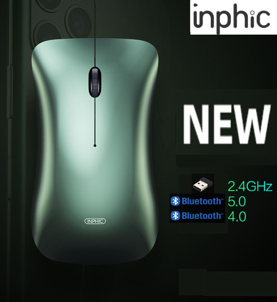 (GIÁ SÔC) Siêu phẩm Chuột bluetooth thương hiệu INPHIC