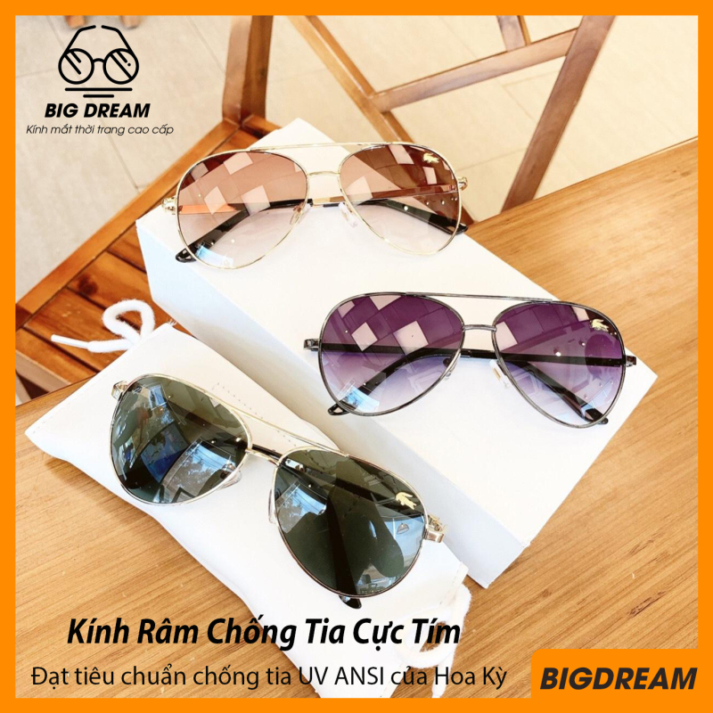 Giá bán Kính mát nam thời trang cao cấp BDLCFB1993 tràn viền - Mắt kính nam đi nắng form giọt nước - Kính thời trang nam chống tia UV - Tặng kèm hộp da cao cấp + Khăn lau - Bảo hành 12 tháng 1 đổi 1