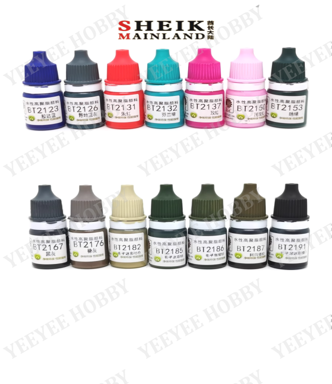 SƠN ACRYLIC GỐC NƯỚC SHEIKMAINLAND - MÀU CƠ BẢN BASIC COLORS 2102 ~ 2199