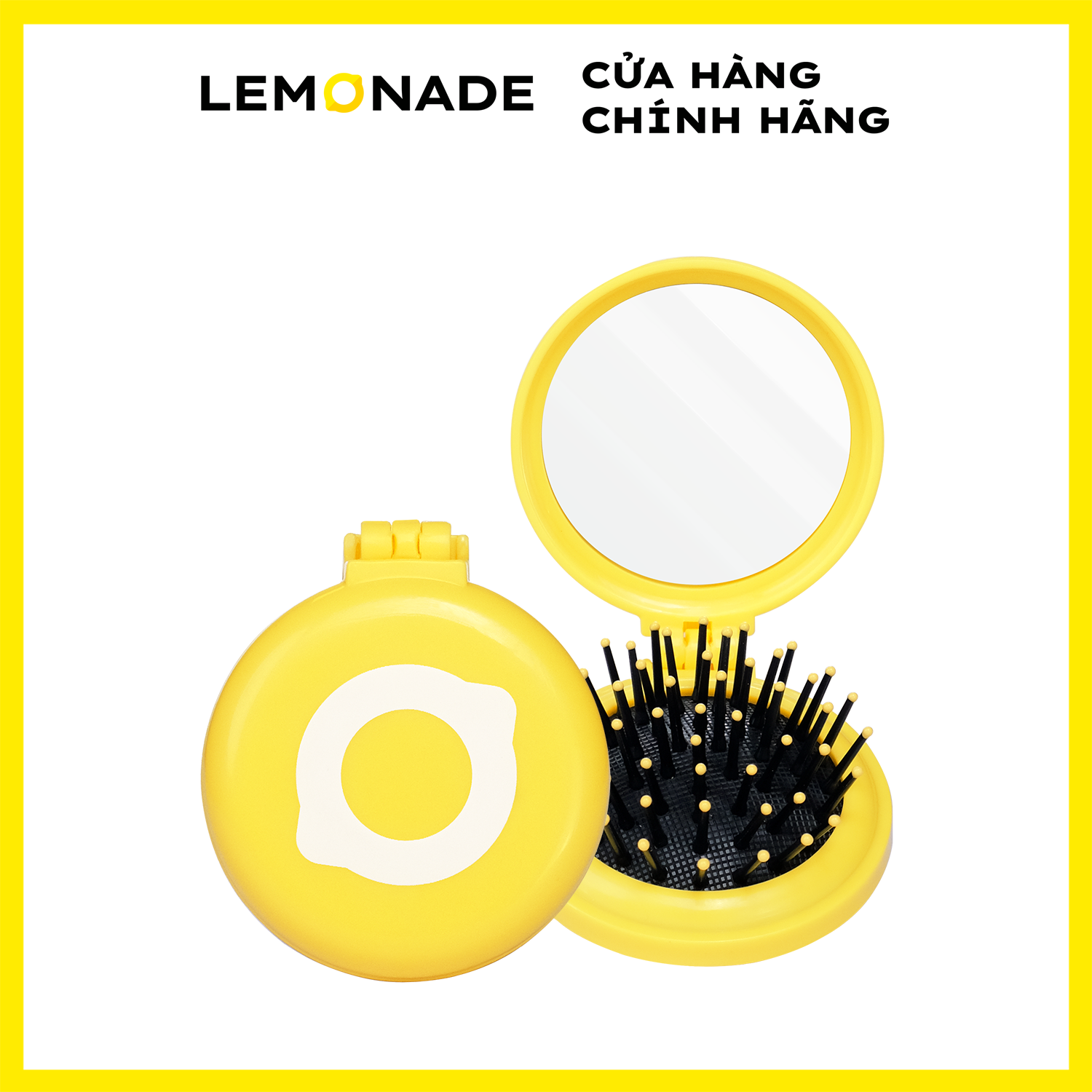 Lemonade Gương lược gấp tiện lợi