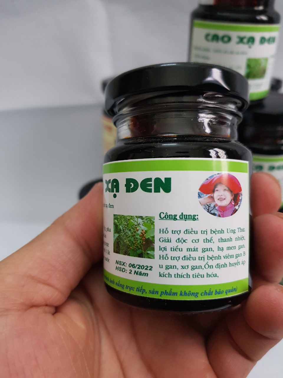 Combo 2 lọ Cao xạ đen Hòa Bình lá xạ đen hòa bình nấu cao giúp hạ men gan cao gan nhiễm mỡ mỡ máu hàng mới thơm nức mũi