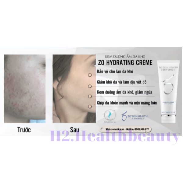 KEM DƯỠNG ẨM DA KHÔ ZO HYDRATING CRÉME