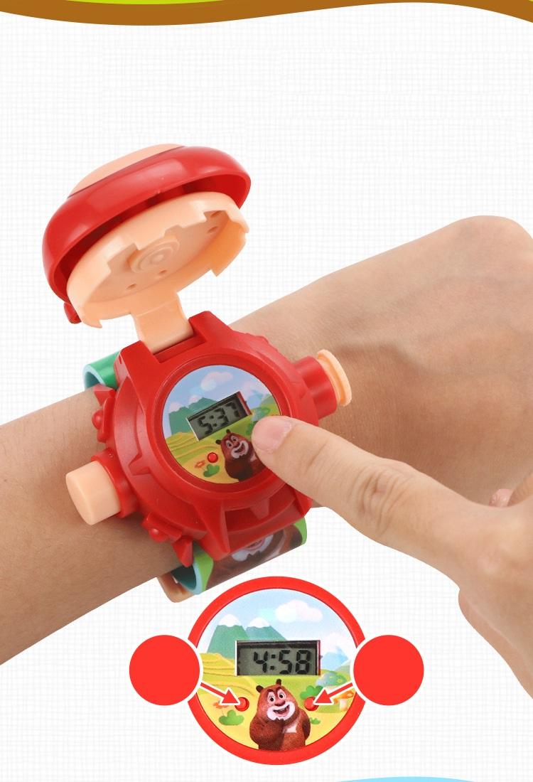 Đồng Hồ Hoạt Hình Điện Tử Chiếu Hình 3D - 5606