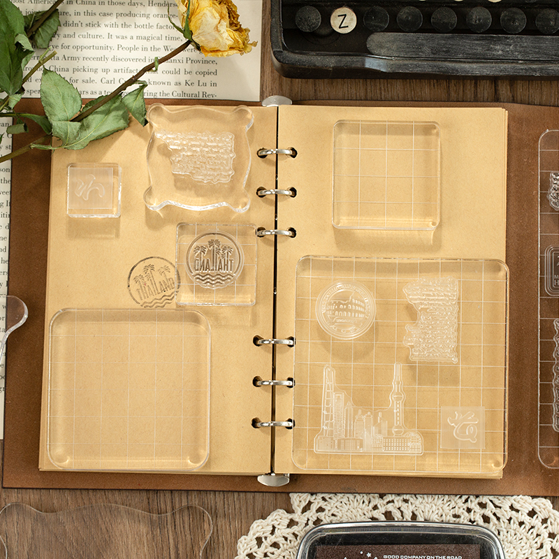Con Dấu Clear Stamp Trong Suốt Làm Bullet Journal