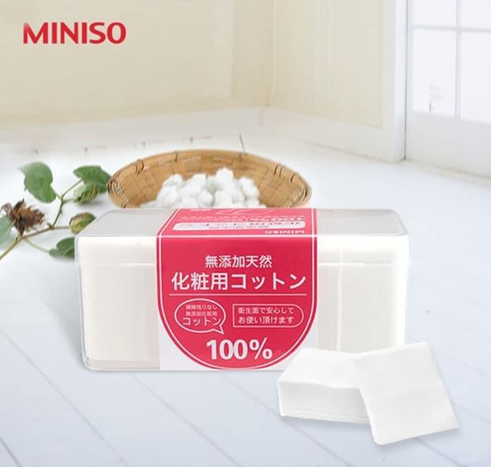 [HCM]Bông tẩy trang Miniso 1000 miếng