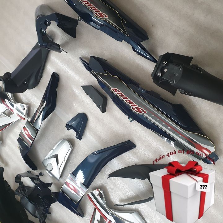 Dàn áo xe SIRIUS nhựa ABS nguyên sinh cao cấp màu XANH NHỚT phanh cơ - TẶNG NGAY QUÀ TẶNG HẤP DẪN TRỊ GIÁ TỚI 500K