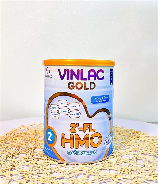 Sữa bột Vinlac Gold 2-800g (trên 2 tuổi)