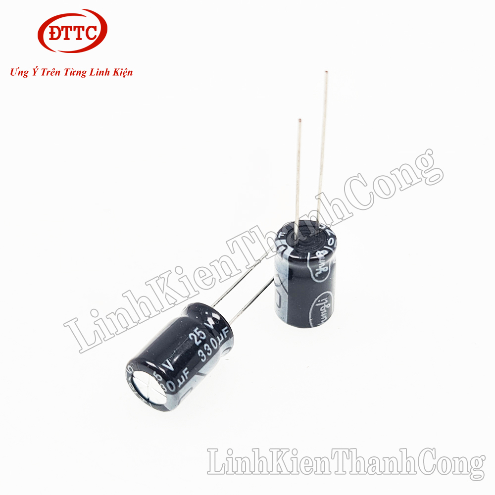 Bộ 2 Chiếc Tụ Hóa 330uF 25V (8x12mm)