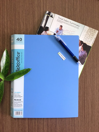 (1 Cái) Bìa 40 lá A4 Flexoffice FO-DB02