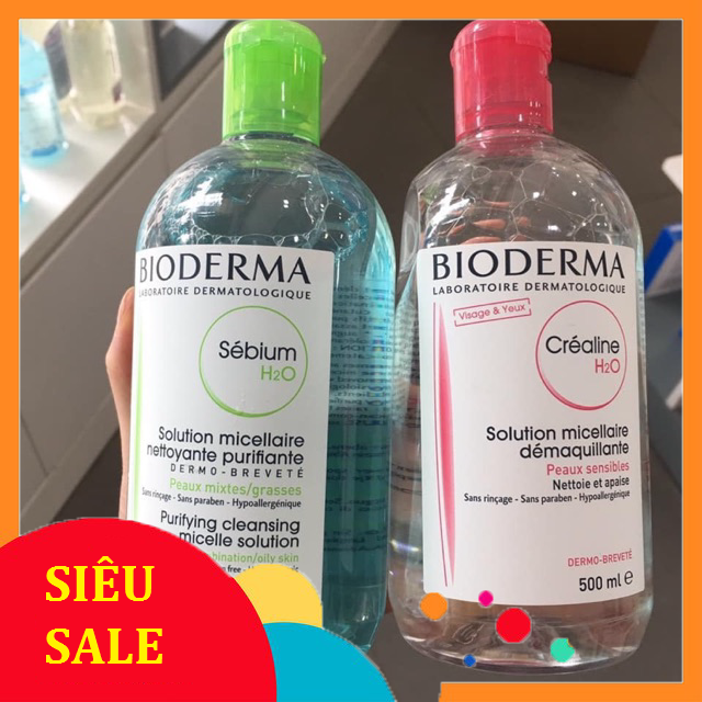 Nước tẩy trang bio derma 500ml dành cho mọi loại da