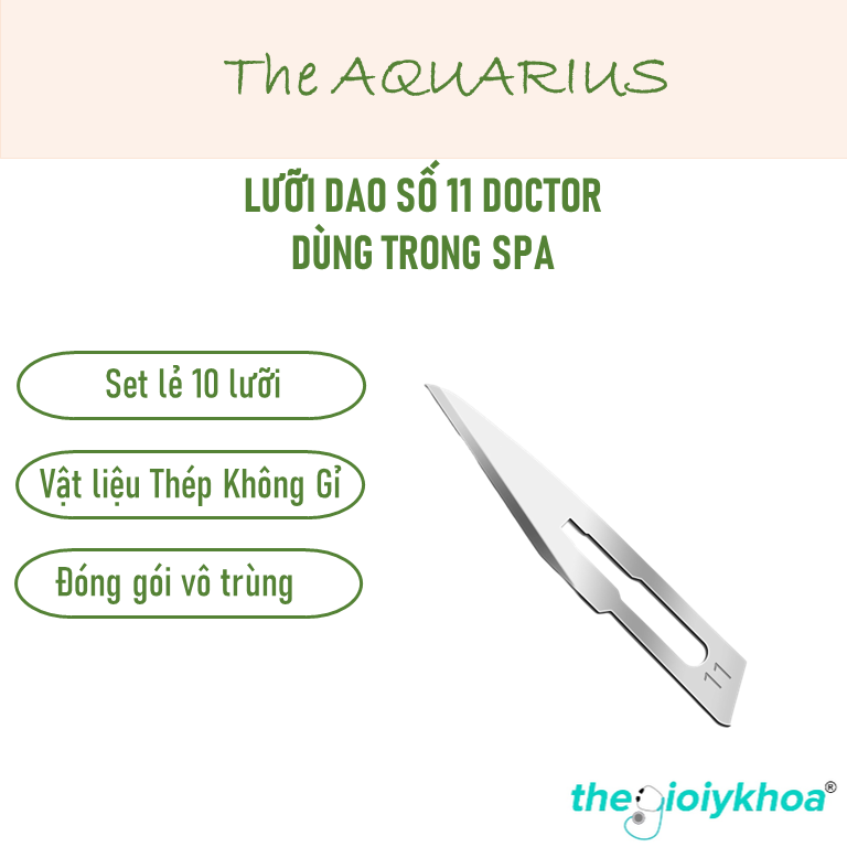 10 Dao mổ số 11 chuyên dùng lấy mụn trong Spa Thegioiykhoa