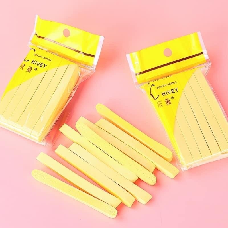 Bông Mút Rửa Mặt Chivey Bọt Biển (Gói Nhỏ 12 Miếng)
