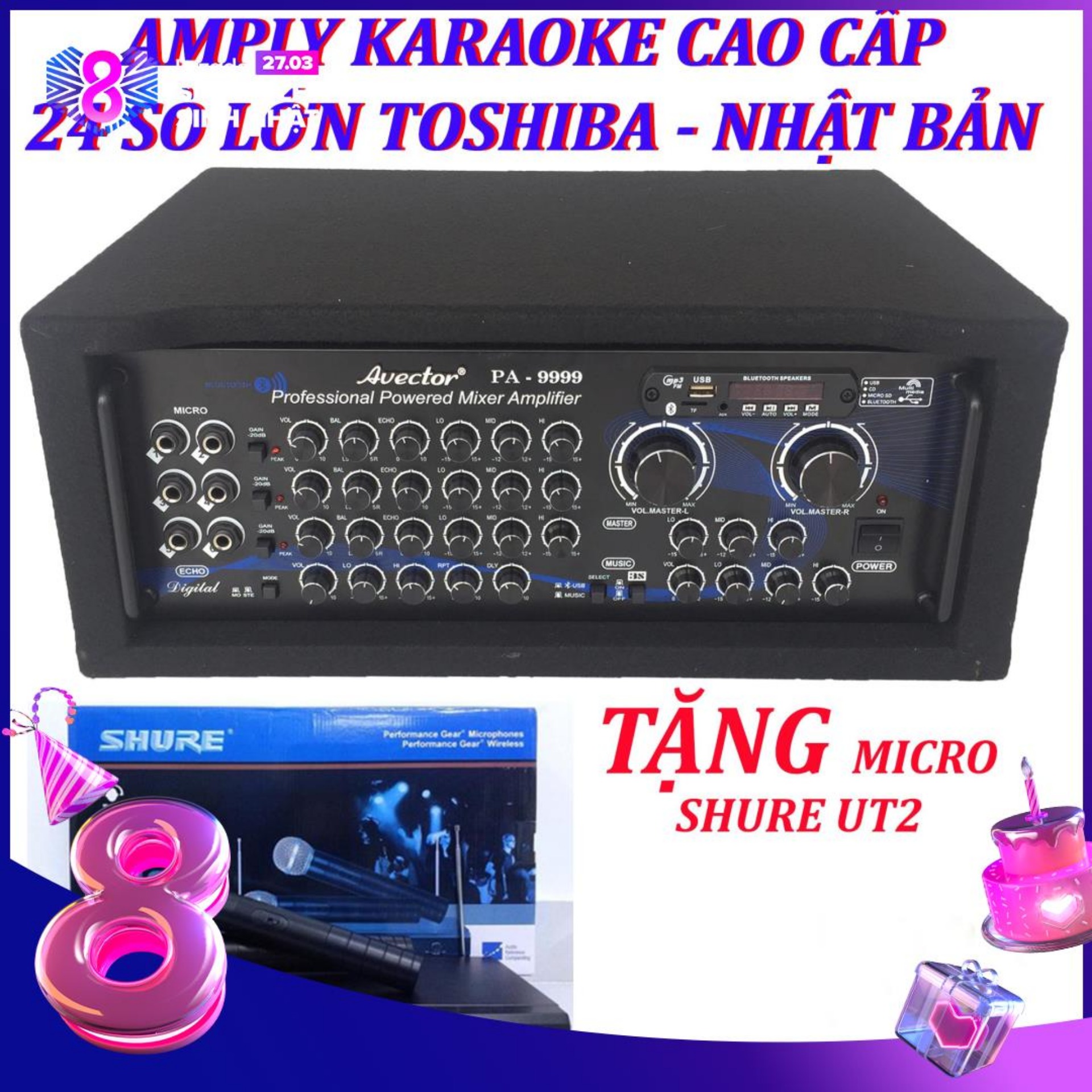 >> BÁO GIÁ AMPLY KARAOKE ARIRANG PA-203XG BLUETOOTH - HÀNG CHÍNH HÃNG | Shopee Lazada Sendo Tiki mới nhất 64 Amply karaoke gia đình - Amply bluetooth - amply sân khấu - amply nghe nhạc cao cấp công suất lớn Avector PA-9999 24 Sò toshiba nhật bản chính hãng tặng micro UT2