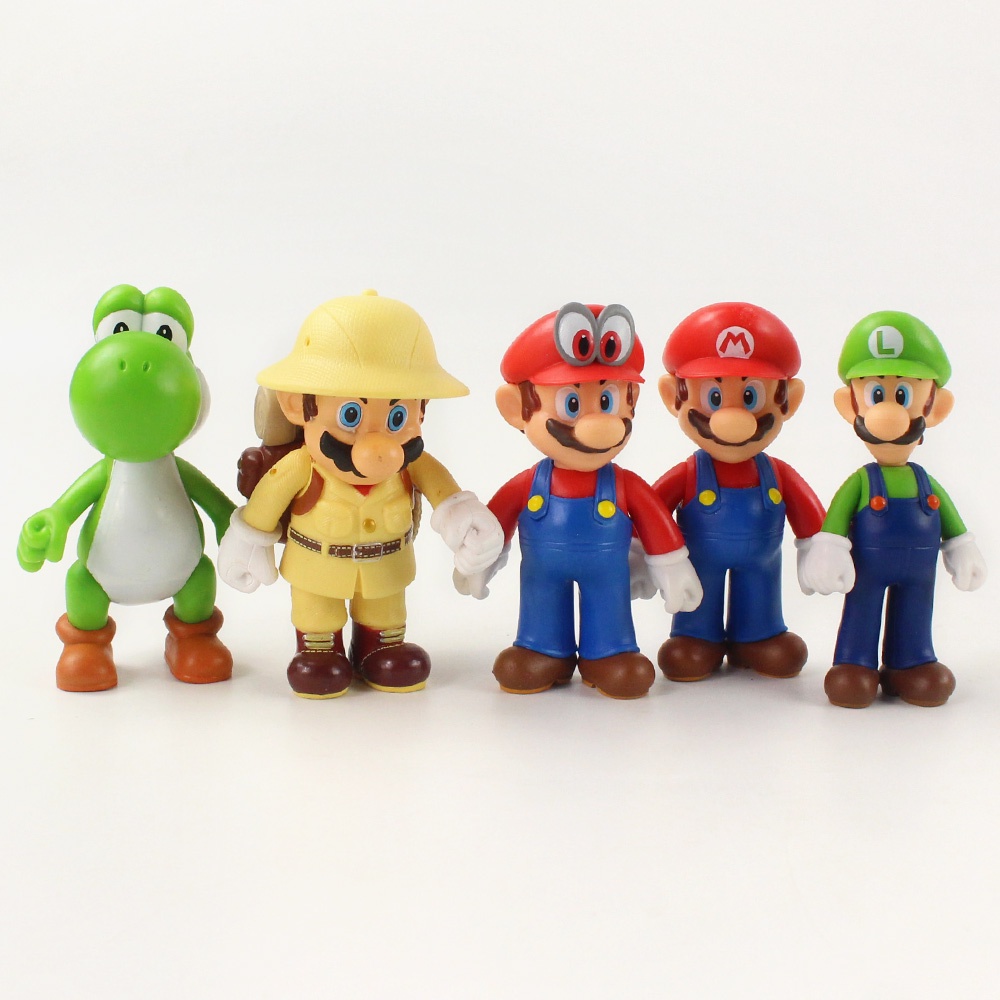 Mô hình nhân vật trong game Mario 8 cm