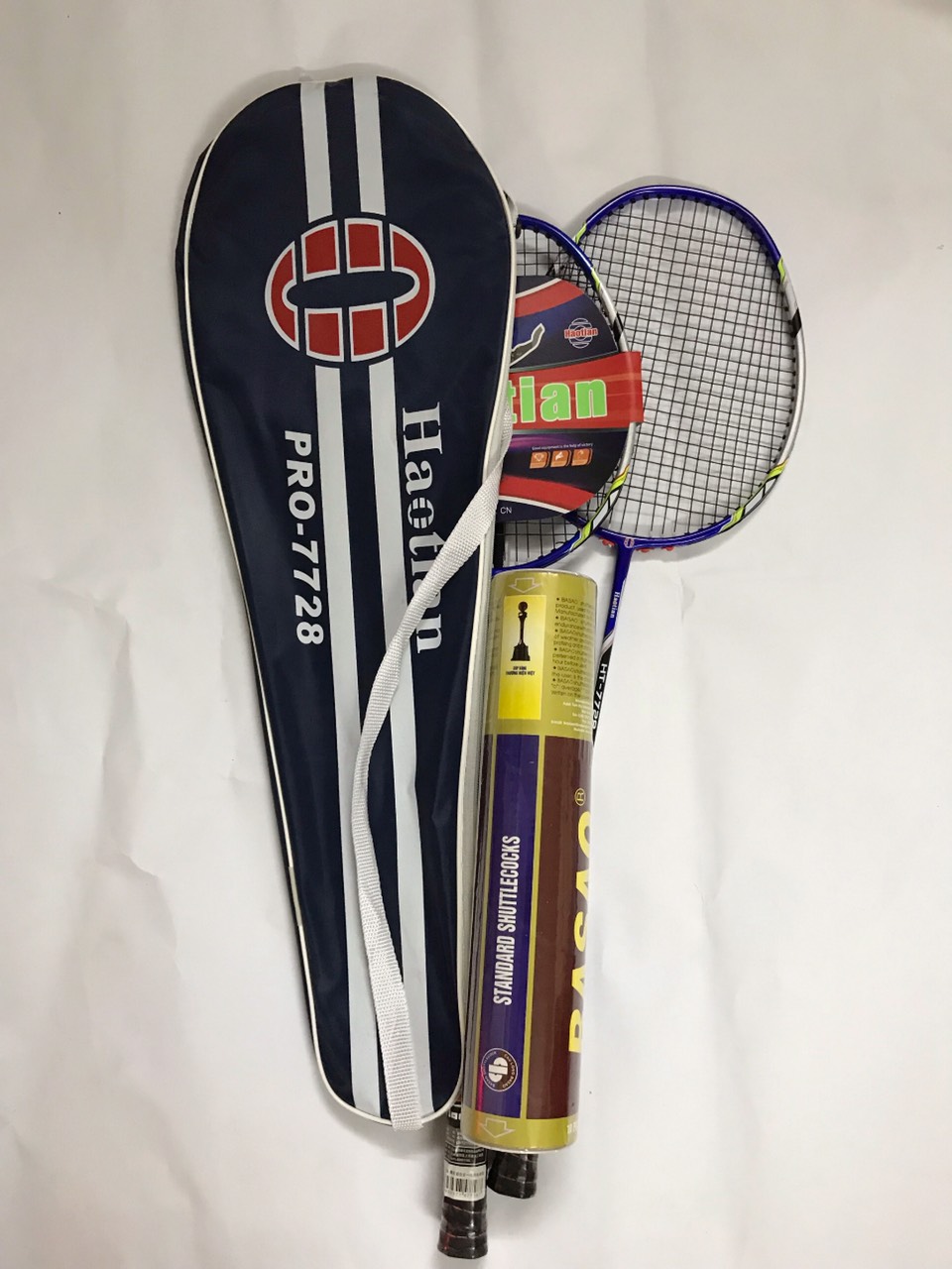 Combo 2 cây vợt cầu lông haotian tặng ngay 10 quả cầu lông Ba sao tập luyện CHÍNH HÃNG