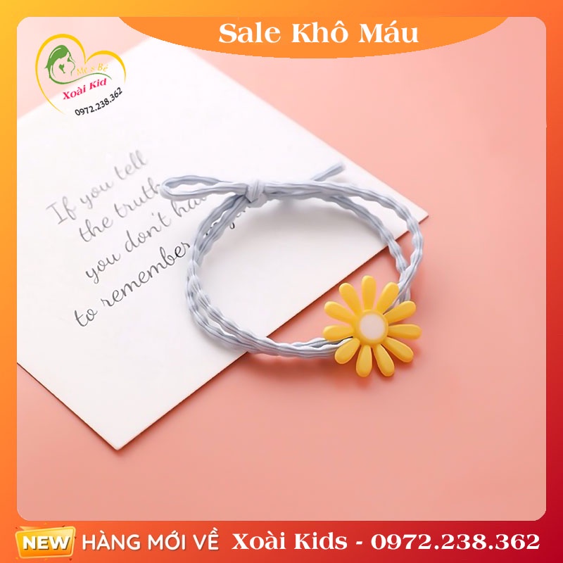 Dây Buộc Tóc, Cột Tóc Hình Hoa Cúc Cực Xinh Đẹp