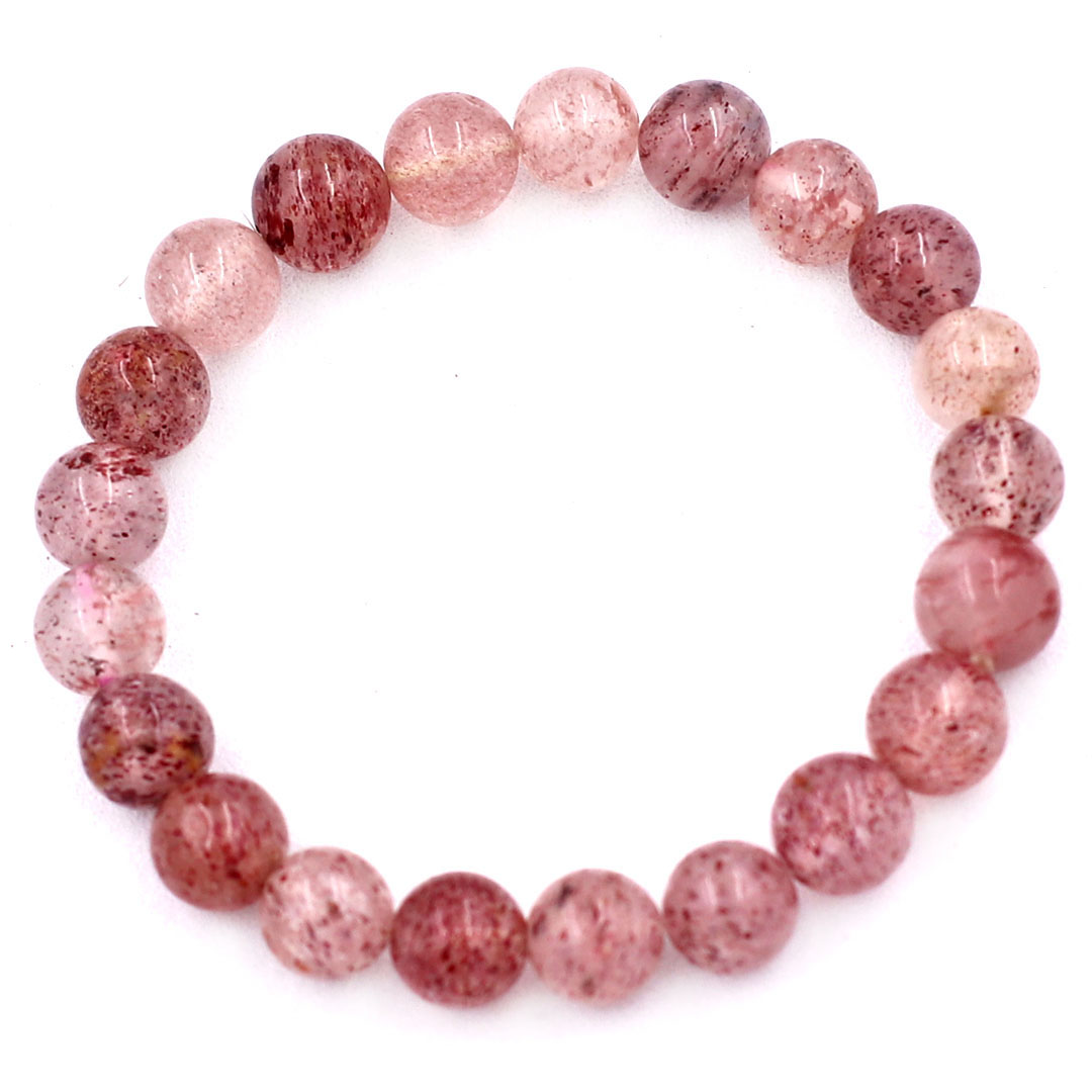 Bracelet quartz stone 8 MM 21 beads