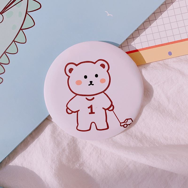 Round makeup mirror about 7cm in diameter, Makeup mirror for girls